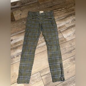 Current/Elliott Size 27 plaid pants EUC